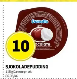 Bunnpris SJOKOLADEPUDDING tilbud