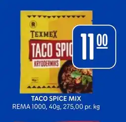 Rema 1000 TACO SPICE MIX tilbud