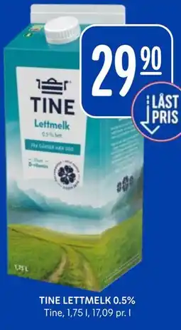 Rema 1000 TINE LETTMELK 0.5% tilbud