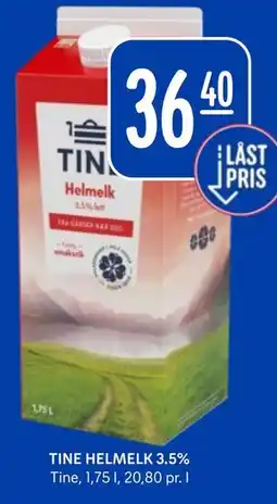 Rema 1000 TINE HELMELK 3.5% tilbud