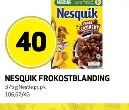 Bunnpris NESQUIK FROKOSTBLANDING tilbud