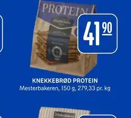 Rema 1000 KNEKKEBRØD PROTEIN tilbud