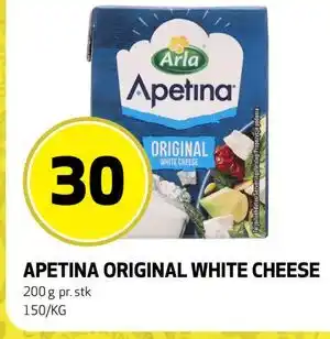 Bunnpris APETINA ORIGINAL WHITE CHEESE tilbud