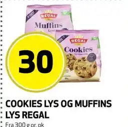 Bunnpris COOKIES LYS OG MUFFINS LYS REGAL tilbud