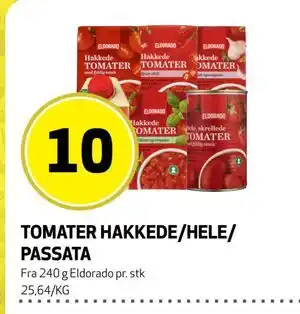 Bunnpris TOMATER HAKKEDE/HELE/PASSATA tilbud