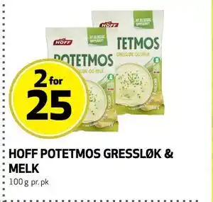 Bunnpris HOFF POTETMOS GRESSLØK & MELK tilbud
