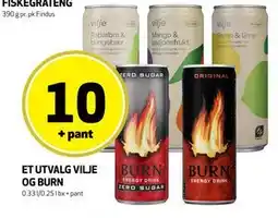 Bunnpris ET UTVALG VILJE OG BURN tilbud