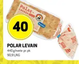 Bunnpris POLAR LEVAIN tilbud