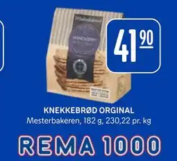 Rema 1000 KNEKKEBRØD ORGINAL tilbud