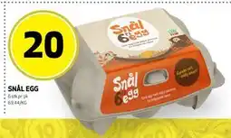 Bunnpris SNÅL EGG tilbud