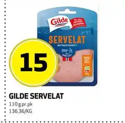 Bunnpris GILDE SERVELAT tilbud