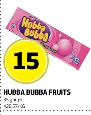 Bunnpris HUBBA BUBBA FRUITS tilbud