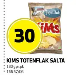 Bunnpris KIMS TOTENFLAK SALTA tilbud
