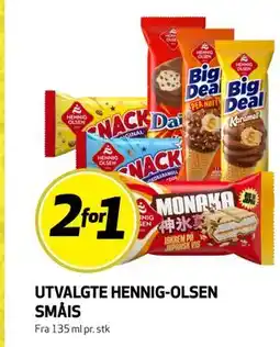 Bunnpris UTVALGTE HENNIG-OLSEN SMÅIS tilbud