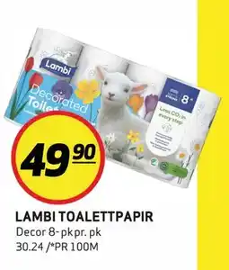 Bunnpris LAMBI TOALETTPAPIR tilbud