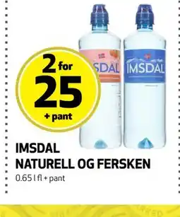 Bunnpris IMSDAL NATURELL OG FERSKEN tilbud