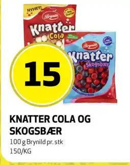 Bunnpris KNATTER COLA OG SKOGSBÆR tilbud