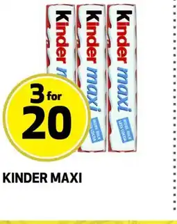 Bunnpris KINDER MAXI tilbud