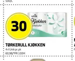 Bunnpris TØRKERULL KJØKKEN tilbud