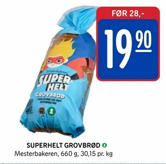 Rema 1000 Superhelt grovbrød tilbud