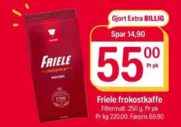 Coop Extra Friele frokostkaffe tilbud