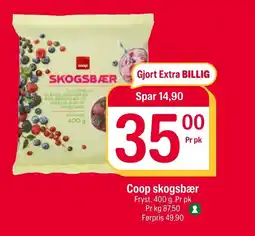 Coop Extra Coop skogsbær tilbud