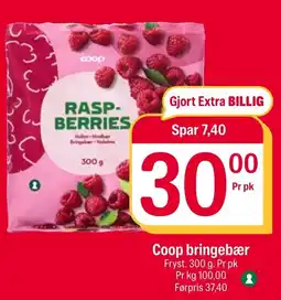 Coop Extra Coop bringebær tilbud