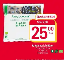 Coop Extra Änglamark blåbær tilbud