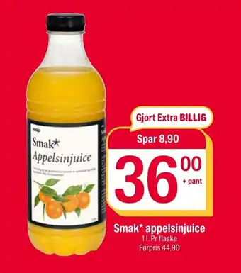 Coop Extra Smak* appelsinjuice tilbud