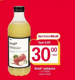 Coop Extra Smak* eplejuice tilbud