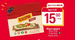 Coop Extra Wasa rugsprø tilbud