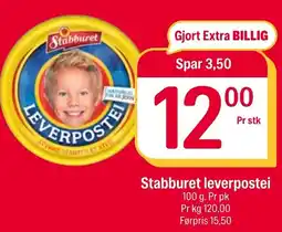Coop Extra Stabburet leverpostei tilbud
