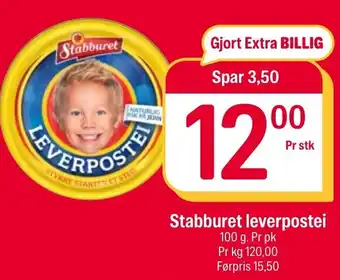 Coop Extra Stabburet leverpostei tilbud
