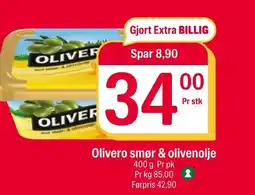 Coop Extra Olivero smør & olivenolje tilbud