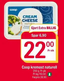Coop Extra Coop kremost naturell tilbud