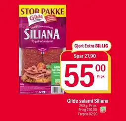 Coop Extra Gilde salami Siliana tilbud