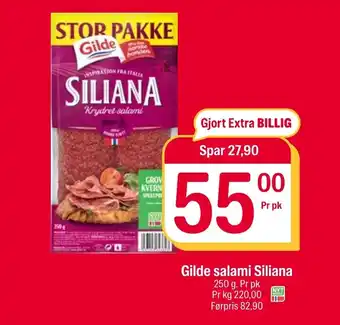 Coop Extra Gilde salami Siliana tilbud