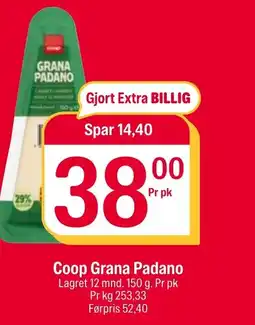 Coop Extra Coop Grana Padano tilbud