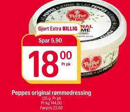 Coop Extra Peppes original rømmedressing tilbud