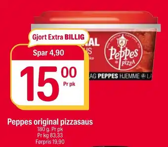 Coop Extra Peppes original pizzasaus tilbud