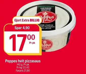 Coop Extra Peppes hvit pizzasaus tilbud