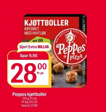 Coop Extra Peppes kjøttboller tilbud