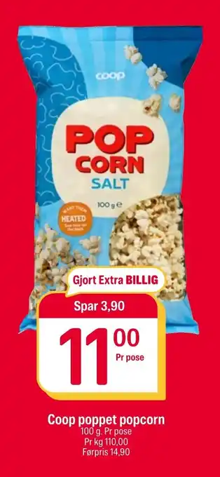 Coop Extra Coop poppet popcorn tilbud