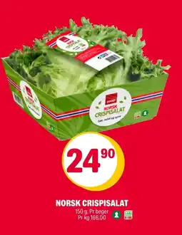 Coop Extra Norsk crispisalat tilbud