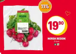 Coop Extra Norsk reddik tilbud