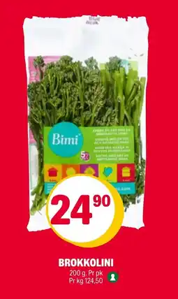 Coop Extra Brokkolini tilbud
