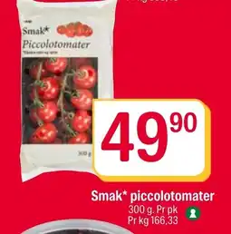 Coop Extra Smak* piccolotomater tilbud