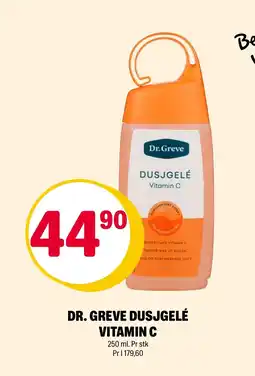 Coop Extra Dr. Greve dusjgelé Vitamin C tilbud