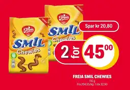 Coop Extra Freia smil chewies tilbud
