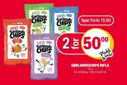 Coop Extra Sørlandschips rifla tilbud